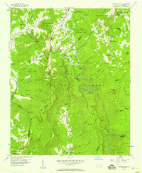 Linville Falls 1956 topographic map thumbnail