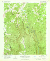 Linville Falls 1956 topographic map thumbnail