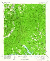 Linville Falls 1956 topographic map thumbnail