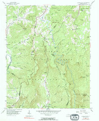 Linville Falls 1956 topographic map thumbnail