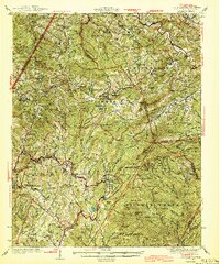 Linville 1944 topographic map thumbnail