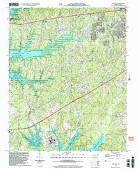 New Hill 2002 topographic map thumbnail