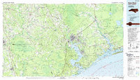 New River 1991 topographic map thumbnail