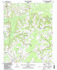 Newton Grove North 1986 topographic map thumbnail