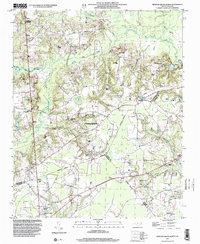 Newton Grove North 1997 topographic map thumbnail