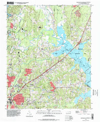 Northeast Durham 1993 topographic map thumbnail