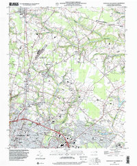 Northeast Goldsboro 1998 topographic map thumbnail