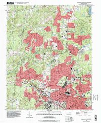 Northwest Durham 1993 topographic map thumbnail