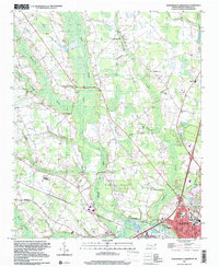 Northwest Lumberton 1997 topographic map thumbnail