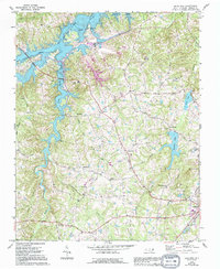 Olive Hill 1968 topographic map thumbnail