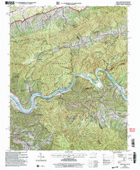 Paint Rock 2003 topographic map thumbnail