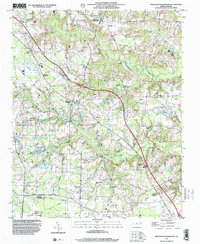 Peacocks Crossroads 1997 topographic map thumbnail