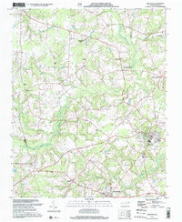 Pinetops 1997 topographic map thumbnail