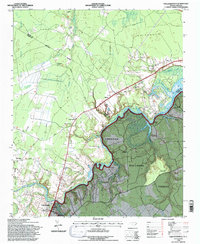 Pollocksville 1994 topographic map thumbnail