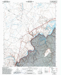 Pollocksville 1994 topographic map thumbnail