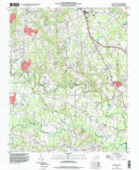 Powhatan 1993 topographic map thumbnail