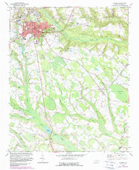 Raeford 1972 topographic map thumbnail