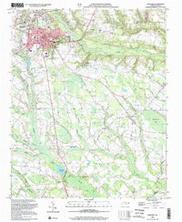 Raeford 2002 topographic map thumbnail