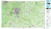 Raleigh topographic map thumbnail