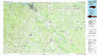 Roanoke Rapids 1985 topographic map thumbnail