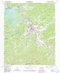 Robbinsville 1940 topographic map thumbnail