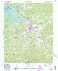 Robbinsville 1940 topographic map thumbnail