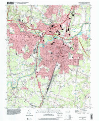 Rocky Mount 1998 topographic map thumbnail