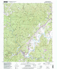 Rosman 1997 topographic map thumbnail