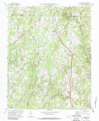 Rougemont 1974 topographic map thumbnail