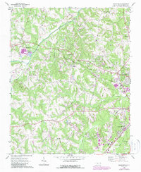 Rowan Mills 1969 topographic map thumbnail