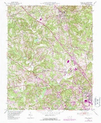 Rural Hall 1951 topographic map thumbnail