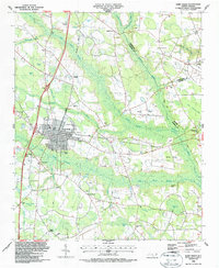 Saint Pauls 1986 topographic map thumbnail