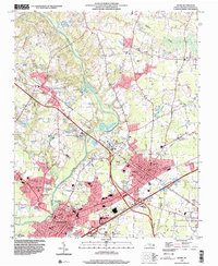Selma 1998 topographic map thumbnail