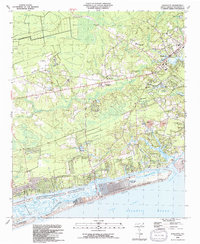Shallotte 1990 topographic map thumbnail