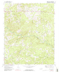 Siler City NE 1970 topographic map thumbnail