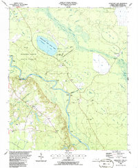 Singletary Lake 1986 topographic map thumbnail