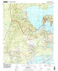 Sneads Ferry 1997 topographic map thumbnail