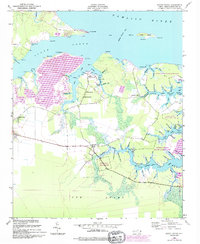 South Creek 1950 topographic map thumbnail