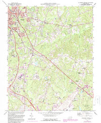 Southeast Durham 1973 topographic map preview