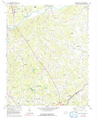 Southeast Eden 1977 topographic map thumbnail
