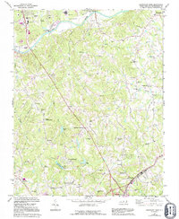 Southeast Eden 1971 topographic map thumbnail