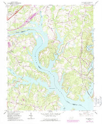 Southmont 1962 topographic map thumbnail