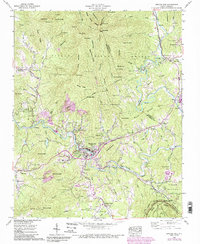 Spruce Pine 1960 topographic map thumbnail