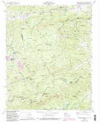 Standingstone Mtn. 1965 topographic map thumbnail