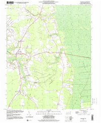 Sunbury 1997 topographic map thumbnail