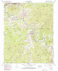 Sylva South 1946 topographic map thumbnail