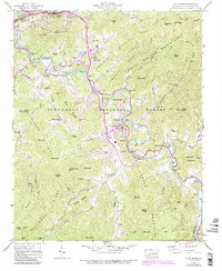 Sylva South 1946 topographic map thumbnail