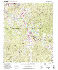 Sylva South 2000 topographic map thumbnail