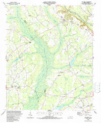 Tar Heel 1986 topographic map thumbnail