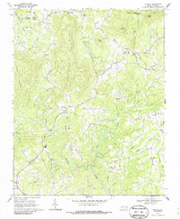 Traphill 1968 topographic map thumbnail